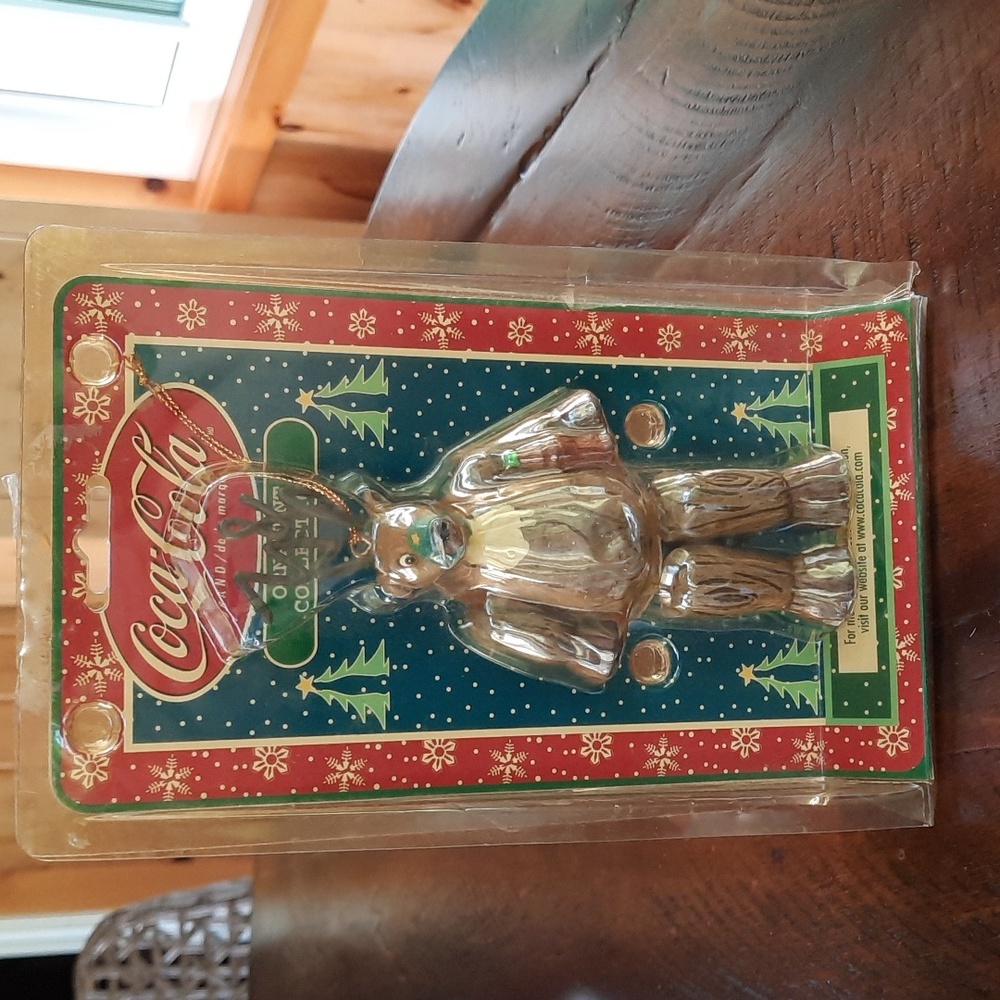 VTG RARE Coca-Cola Resin Ornament Collection REINDEER